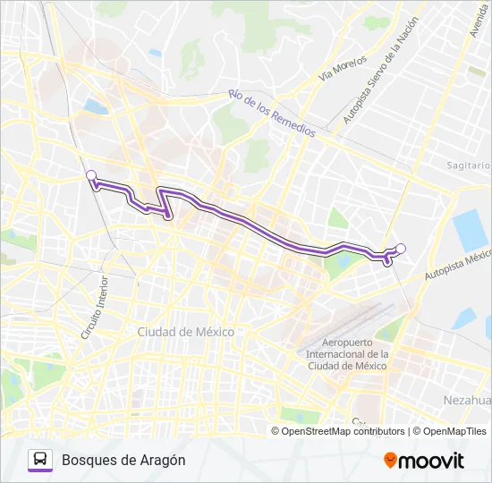 MICROBÚS Bus Line Map