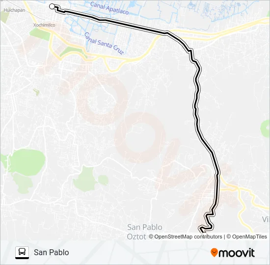 RUTA 100 Bus Line Map