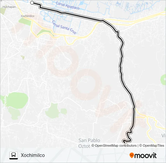 RUTA 100 Bus Line Map