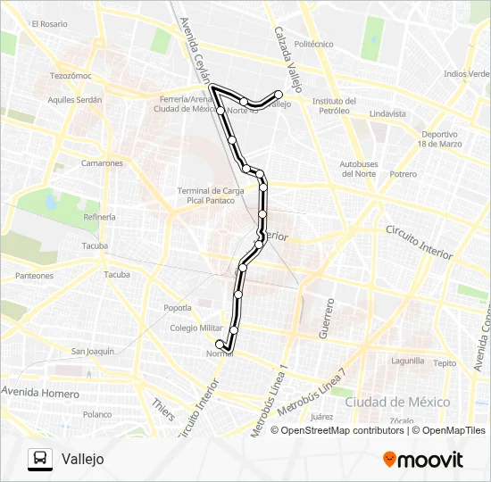 RUTA 106 Route: Schedules, Stops & Maps - Vallejo (Updated)