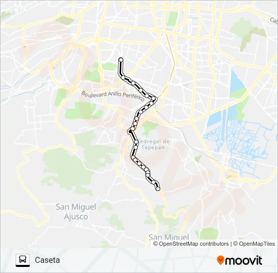 CORREDOR SAN PEDRO MARTIR Bus Line Map