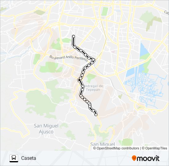 Ruta corredor san pedro martir horarios, paradas y mapas Caseta (Actualizado)