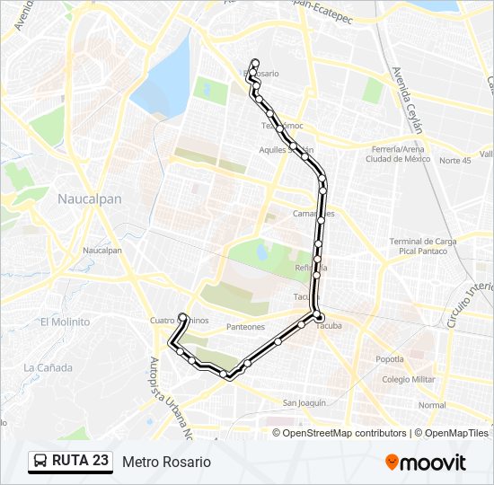 Ruta 23: horarios, paradas y mapas - Metro Rosario (Actualizado)