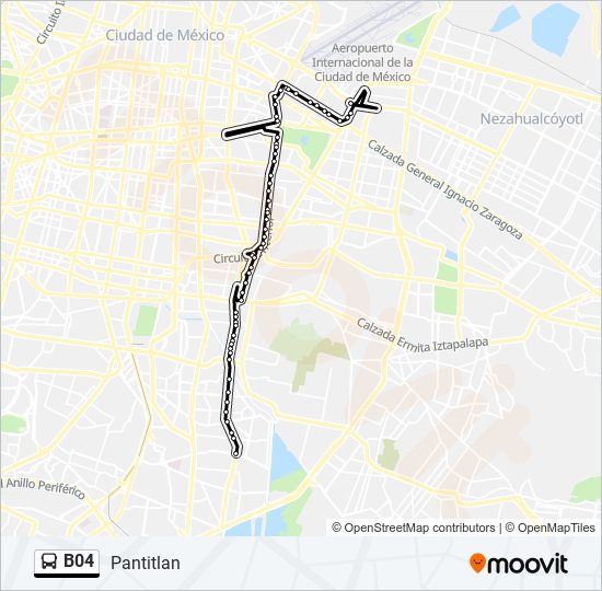 B04 bus Line Map