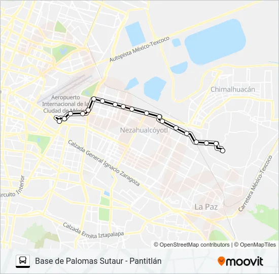 RUTA AB 196 Bus Line Map