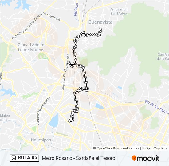 Ruta 05: horarios, paradas y mapas - Metro Rosario (Actualizado)