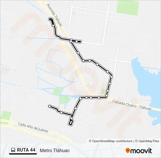 RUTA 44 Bus Line Map