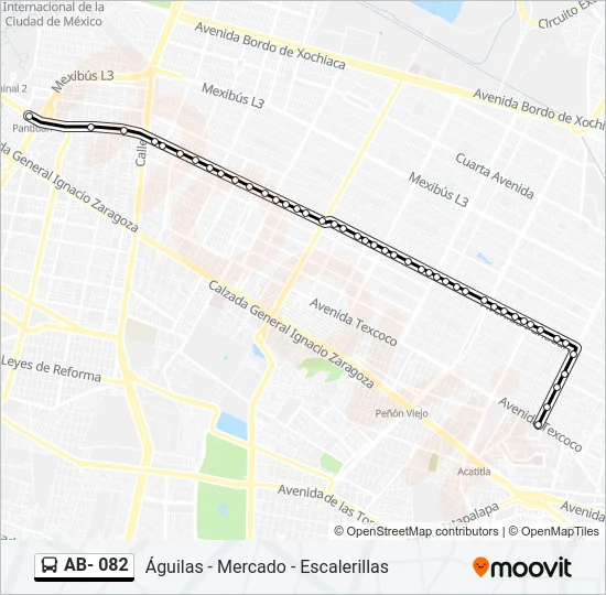 AB- 082 Bus Line Map