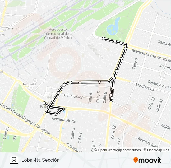 RUTA AB 04 Bus Line Map