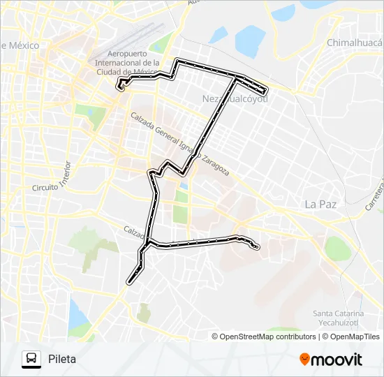 RUTA AB 196 Bus Line Map