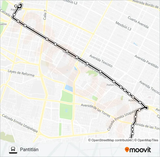 RUTA AB 196 Bus Line Map