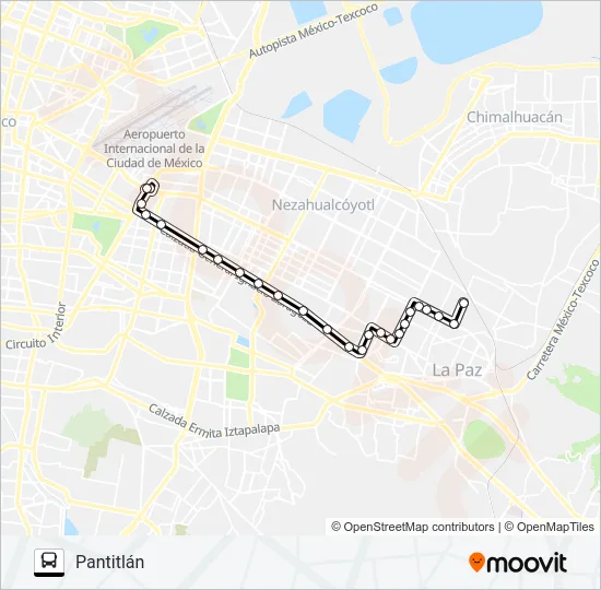 RUTA AB 196 Bus Line Map