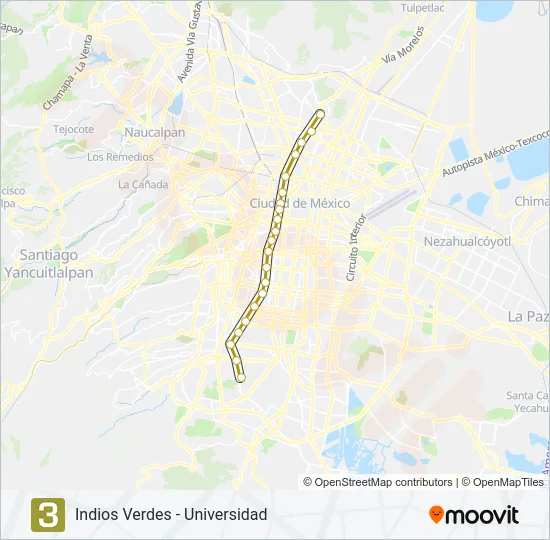 3 Metro Line Map