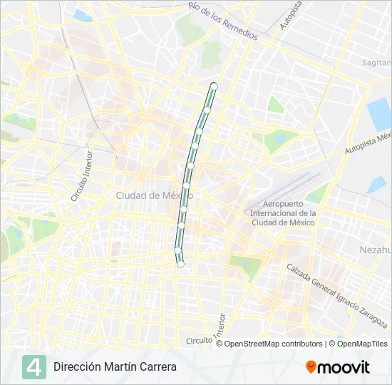 4 Metro Line Map