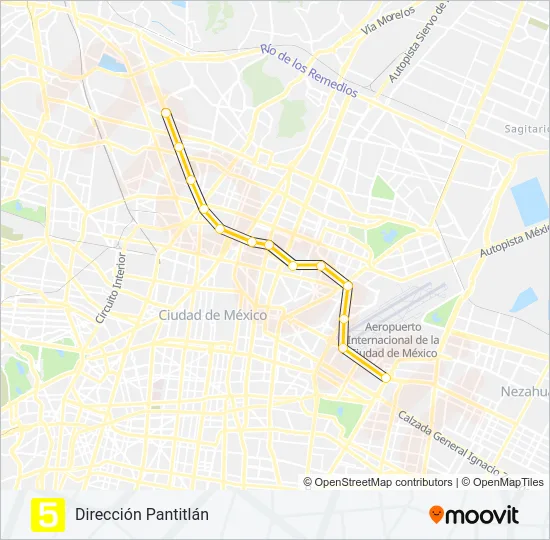 5 Metro Line Map