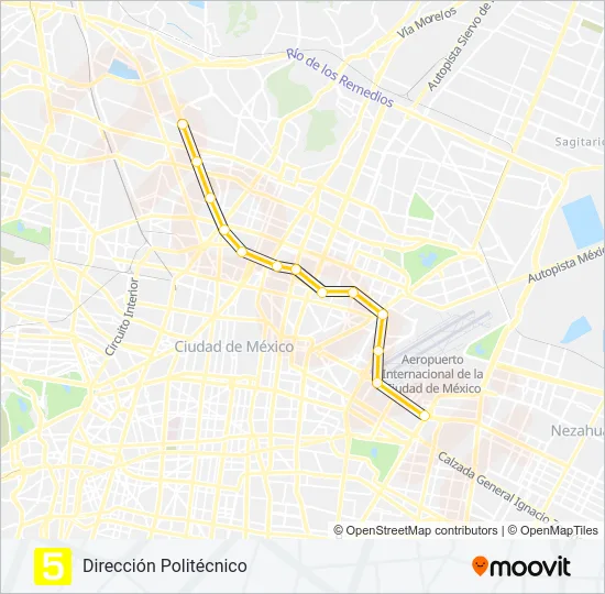 5 Metro Line Map