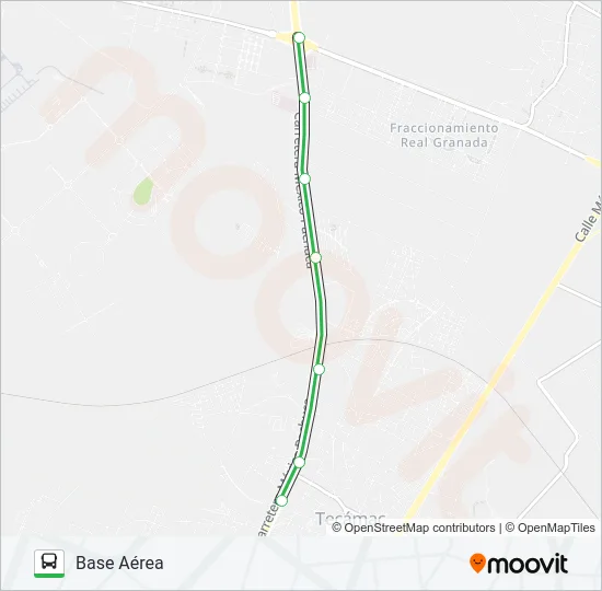 C. A S. JERÓNIMO - BASE AÉREA Bus Line Map
