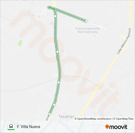 F. VILLA NUEVA - SAN JERÓNIMO Bus Line Map