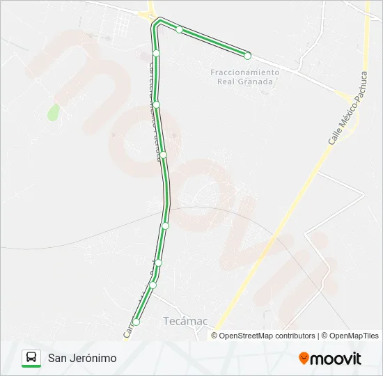 F. VILLA NUEVA - SAN JERÓNIMO Bus Line Map