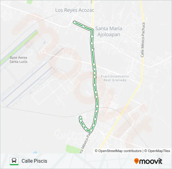 CALLE PISCIS - SAN MIGUEL Bus Line Map