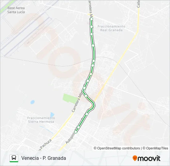 VENECIA - P. GRANADA Bus Line Map