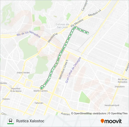 RUTA 44-09 Bus Line Map