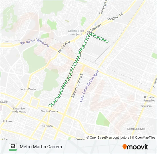 RUTA 44-09 Bus Line Map