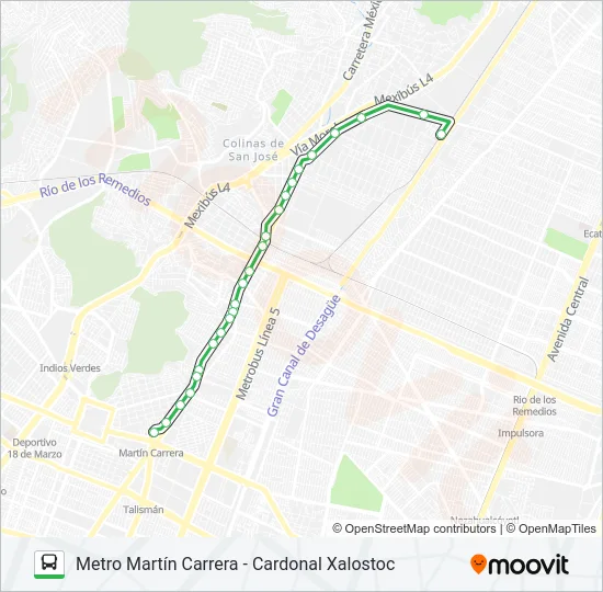 RUTA 44-09 Bus Line Map