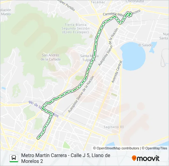 RUTA 44 - 01 Bus Line Map
