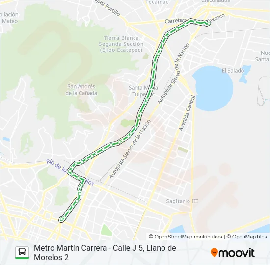 RUTA 44 - 01 Bus Line Map