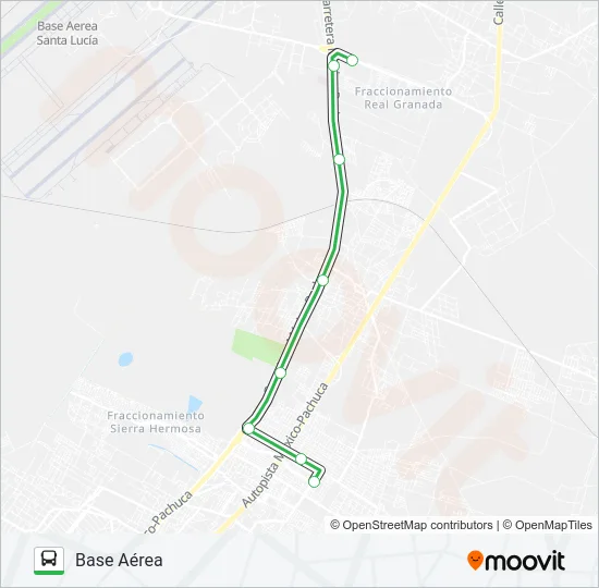 AV. LOS OLIVOS - SAN JERÓNIMO Bus Line Map
