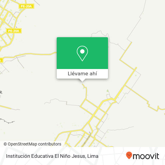 Mapa de Institución Educativa El Niño Jesus