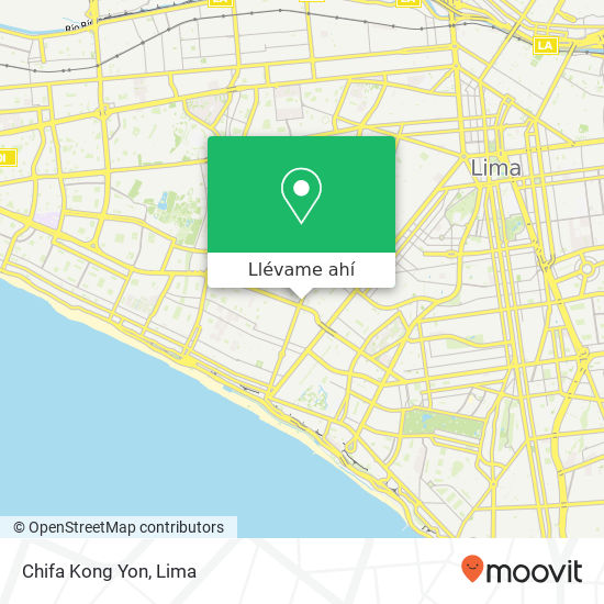 Mapa de Chifa Kong Yon