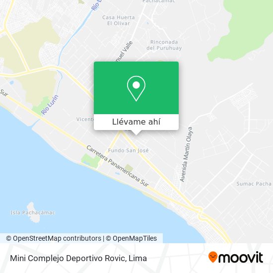 Mapa de Mini Complejo Deportivo Rovic