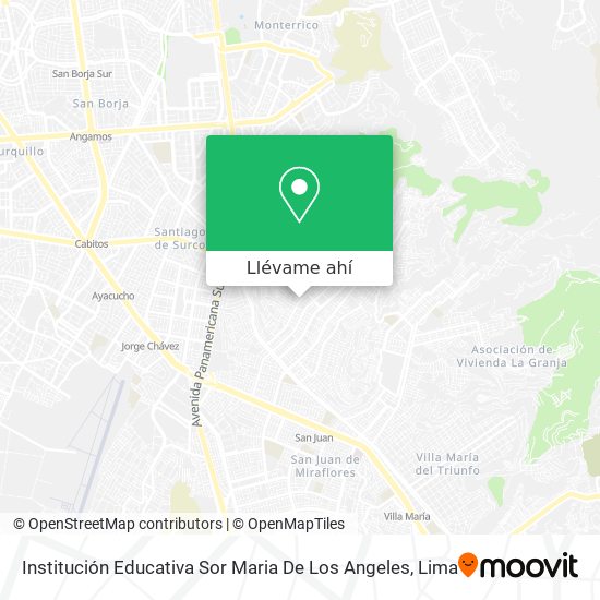 Mapa de Institución Educativa Sor Maria De Los Angeles