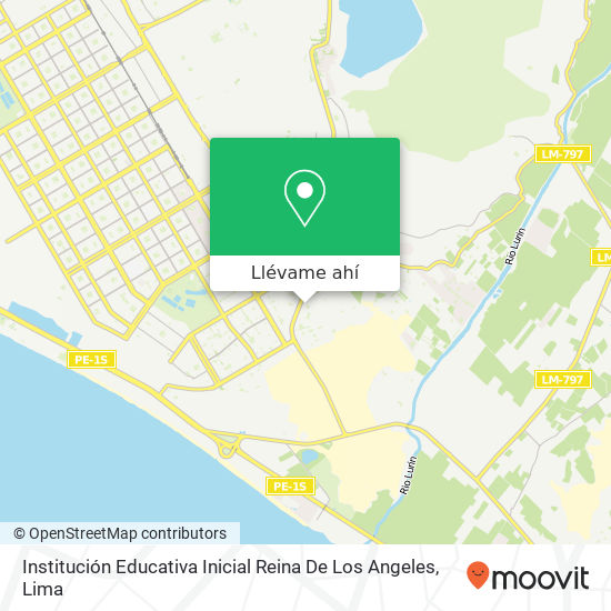 Mapa de Institución Educativa Inicial Reina De Los Angeles