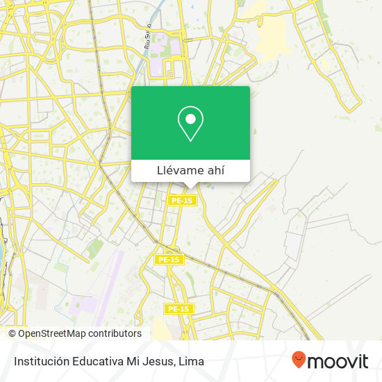 Mapa de Institución Educativa Mi Jesus