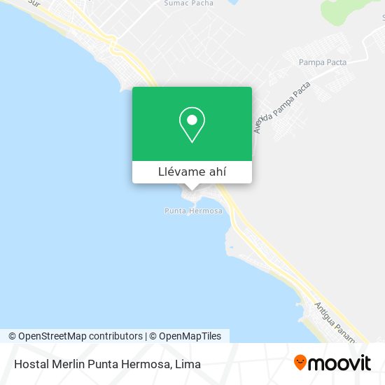 Mapa de Hostal Merlin Punta Hermosa