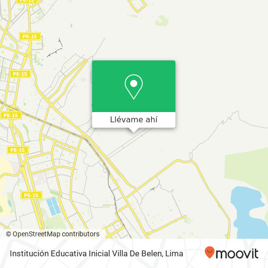 Mapa de Institución Educativa Inicial Villa De Belen