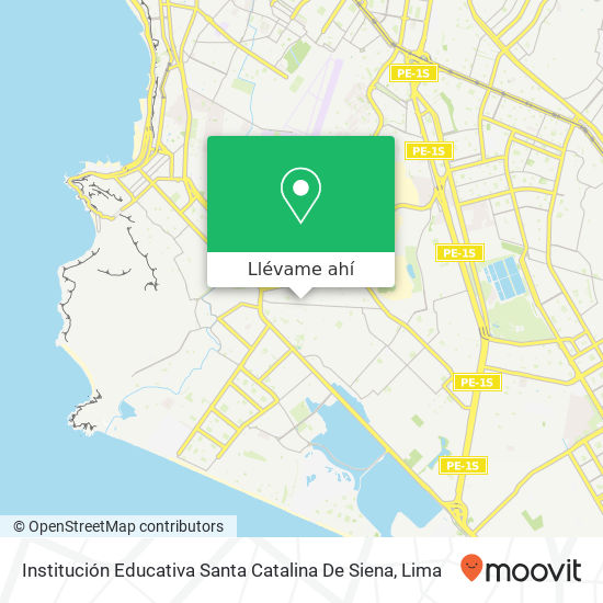 Mapa de Institución Educativa Santa Catalina De Siena