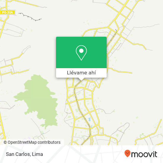 Mapa de San Carlos