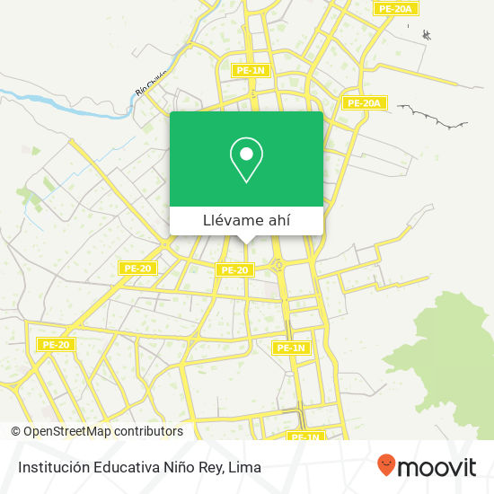 Mapa de Institución Educativa Niño Rey
