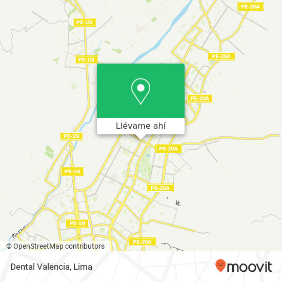 Mapa de Dental Valencia