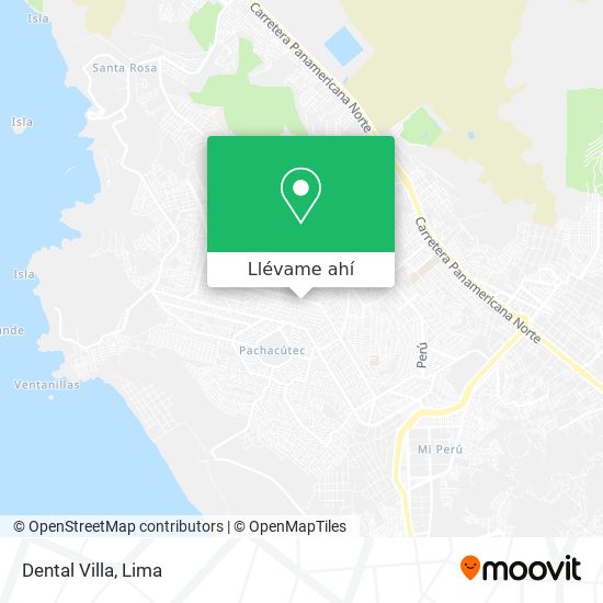 Mapa de Dental Villa