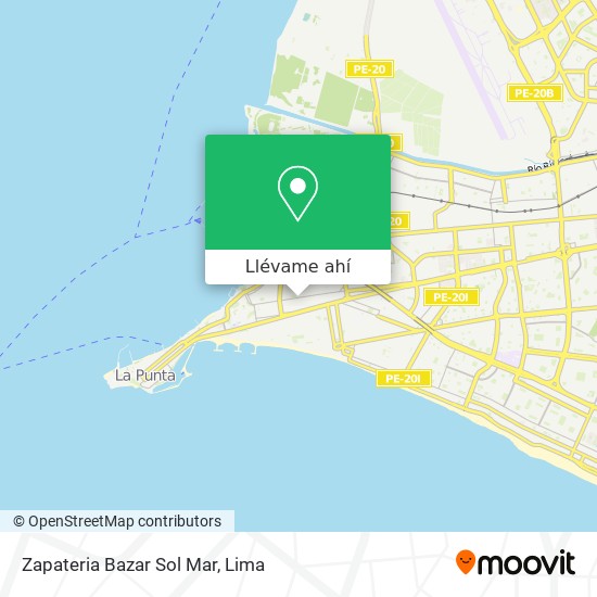 Mapa de Zapateria Bazar Sol Mar
