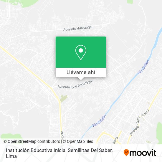 Mapa de Institución Educativa Inicial Semillitas Del Saber