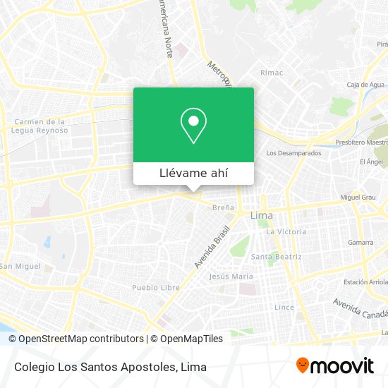 Mapa de Colegio Los Santos Apostoles