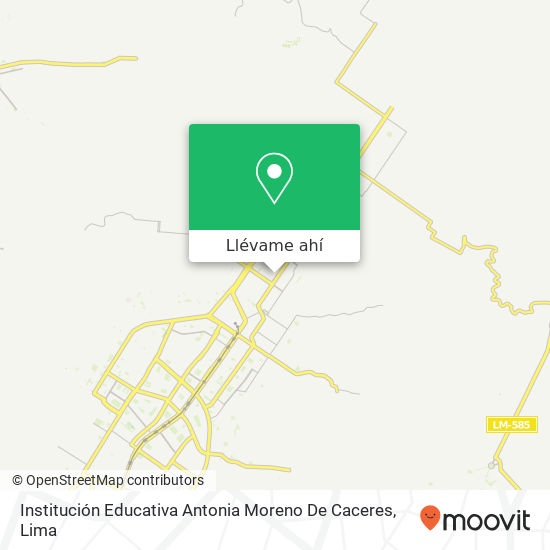 Mapa de Institución Educativa Antonia Moreno De Caceres