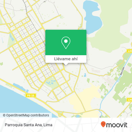 Mapa de Parroquia Santa Ana