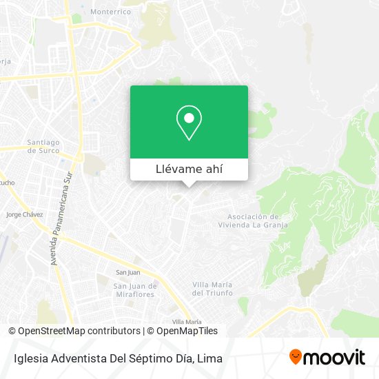 Mapa de Iglesia Adventista Del Séptimo Día